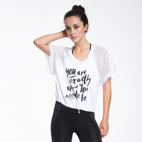  Tshirt de sport femme USA PRO en polyester - Ref 459011