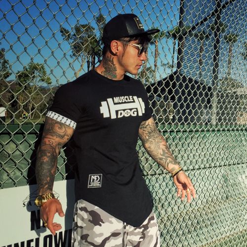  Tshirt de sport homme MUSCLEDOG - Ref 459110
