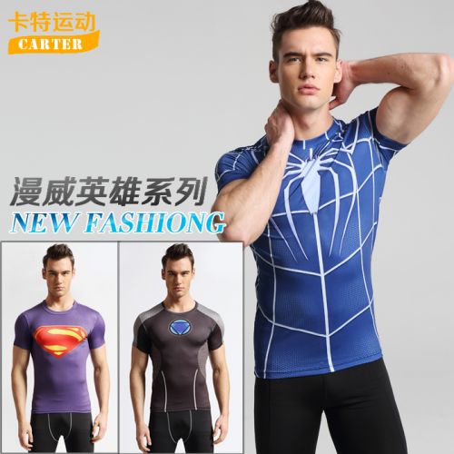  Tshirt de sport homme CARTER en polyester - Ref 459287