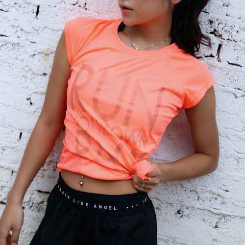  Tshirt de sport femme en polyester - Ref 459487