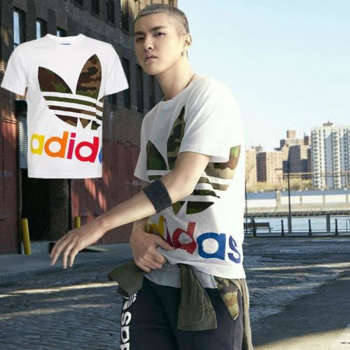  Tshirt de sport homme ADIDAS en coton - Ref 459538