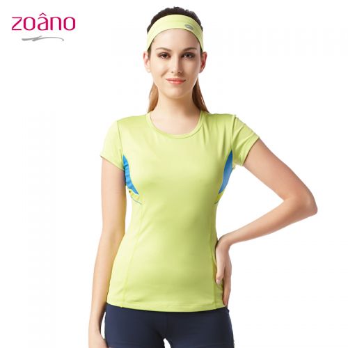  Tshirt de sport femme ZOANO en polyester - Ref 459557