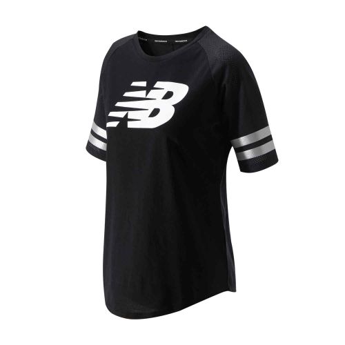  Tshirt de sport femme NEW BALANCE en nylon - Ref 459763