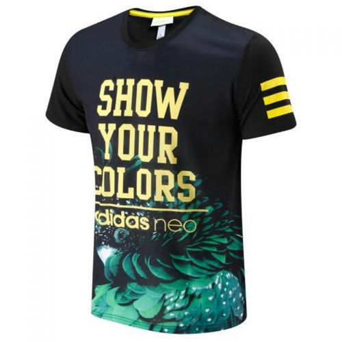  Tshirt de sport homme ADIDAS en CVC - Ref 460122