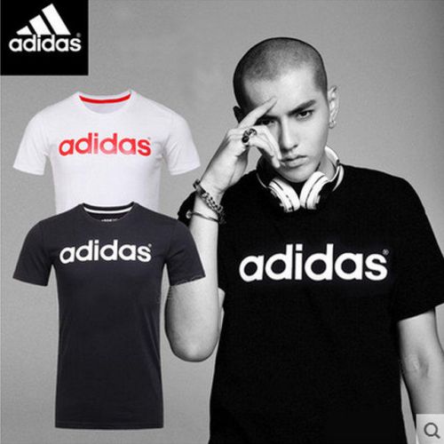  Tshirt de sport homme ADIDAS en coton - Ref 460269