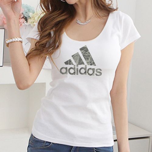  Tshirt de sport femme ADIDAS en coton - Ref 460306