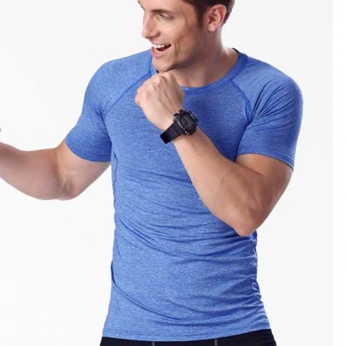  Tshirt de sport homme en polyester - Ref 460342