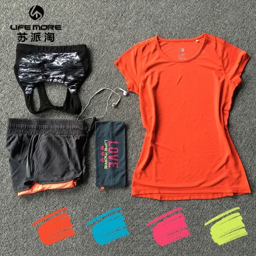  Tshirt de sport femme LIFEMORE en polyester - Ref 460345