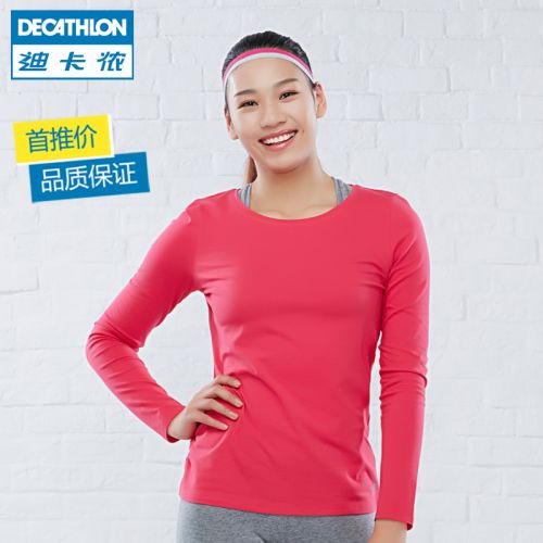  Tshirt de sport femme DECATHLON en coton - Ref 460383
