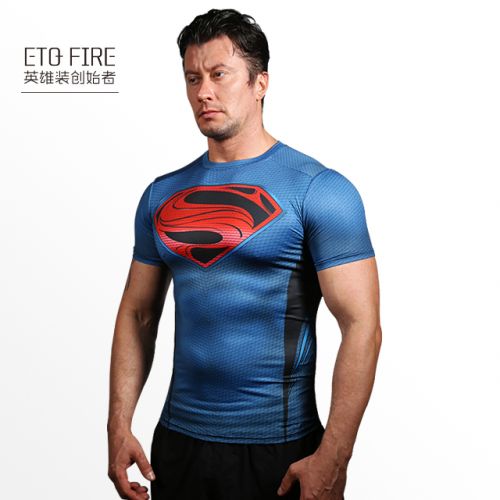  Tshirt de sport homme E.T.Q FIRE en polyester - Ref 460548