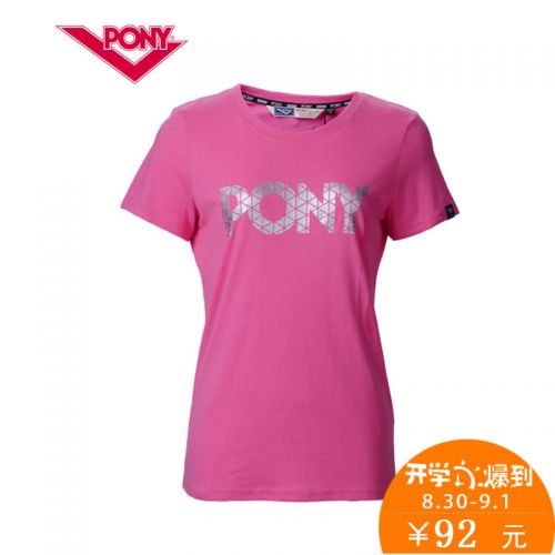  Tshirt de sport femme PONY en coton - Ref 460707