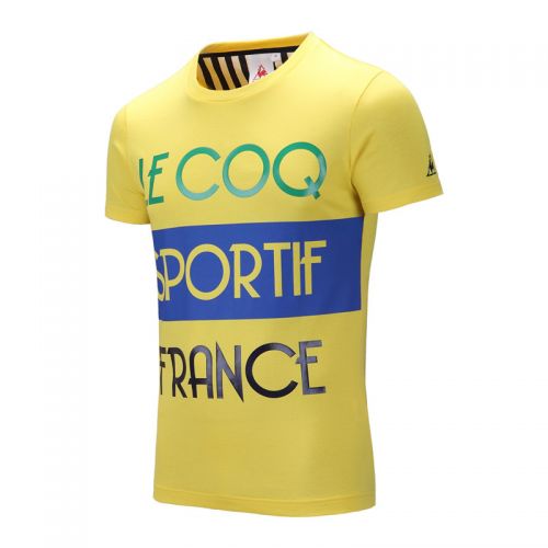  Tshirt de sport homme LE COQ SPORTIF en coton - Ref 460913