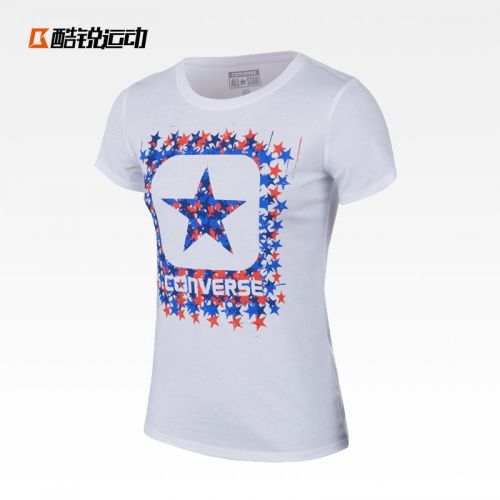  Tshirt de sport femme CONVERSE en coton - Ref 461172