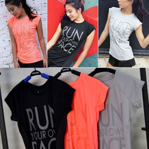  Tshirt de sport femme en polyester - Ref 461241