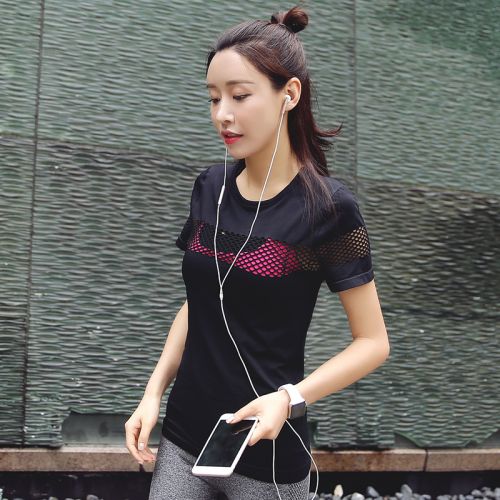  Tshirt de sport femme en nylon - Ref 461436
