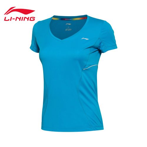  Tshirt de sport femme LINING en polyester - Ref 461489