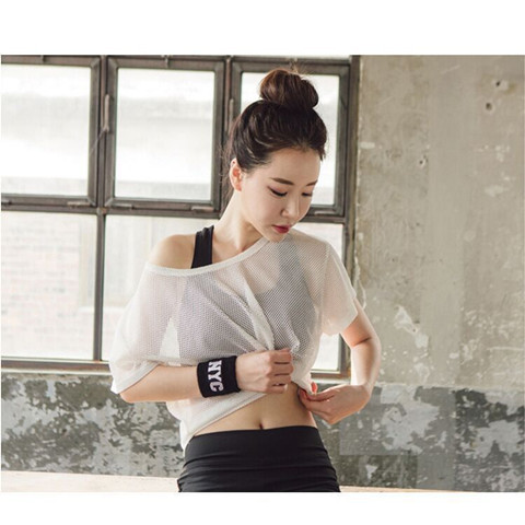  Tshirt de sport femme en polyester - Ref 461492