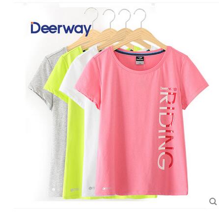  Tshirt de sport femme DEERWAY en coton - Ref 461818