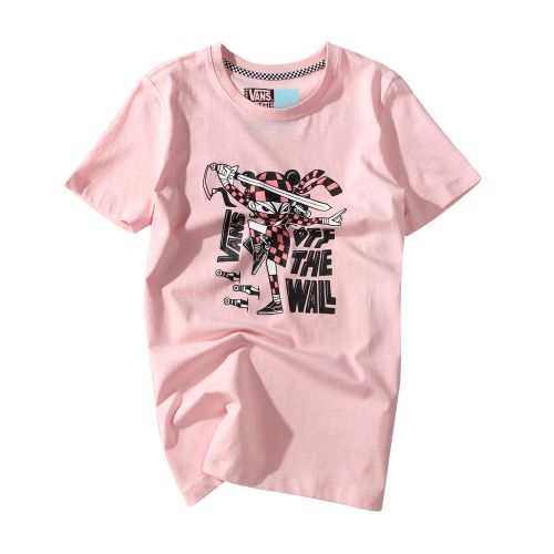  Tshirt de sport femme VANS en coton - Ref 461851