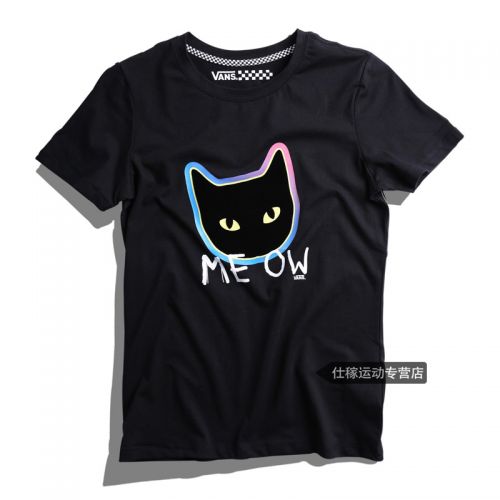  Tshirt de sport femme VANS en coton - Ref 461987