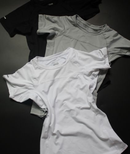 Tshirt de sport femme HTLD coquilles à manches courtes moulants en nylon - Ref 462835