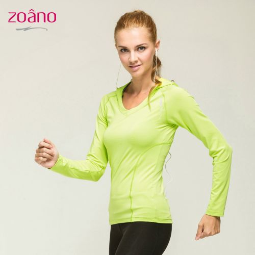  Tshirt de sport femme ZOANO en spandex - Ref 462876