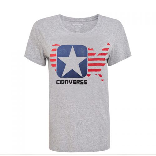  Tshirt de sport femme CONVERSE en CVC - Ref 462997