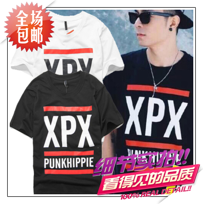  Tshirt de sport uniGenre P.U.N.K XPX en coton - Ref 463773