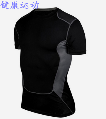 Tshirt de sport homme manche courte en polyester - Ref 464212
