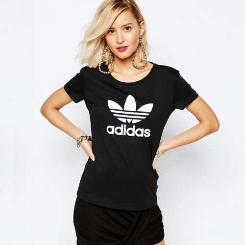  Tshirt de sport femme ADIDAS en coton - Ref 464365