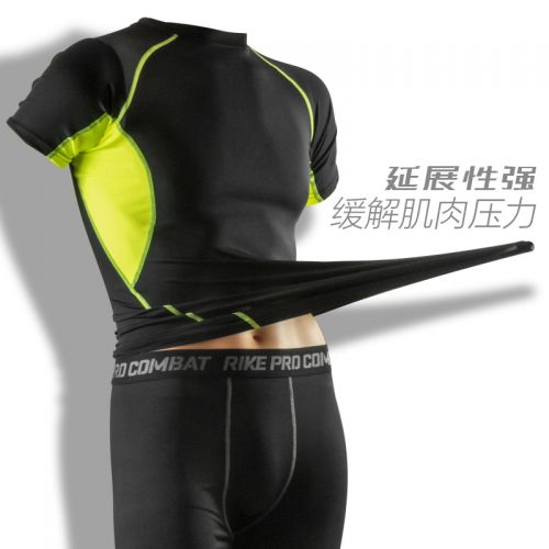 Tshirt de sport homme manche courte en polyester - Ref 464491
