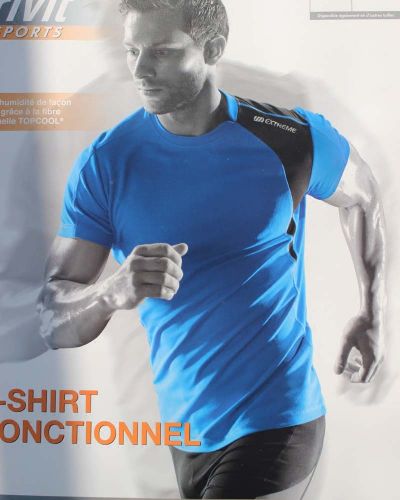 Tshirt de sport homme CRIVIT d'homme t-shirt en polyester - Ref 464658
