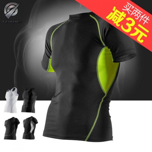 Tshirt de sport homme manche courte en polyester - Ref 464923