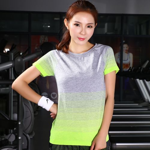 Tshirt de sport femme T-shirt Modèle gradient JX- en nylon - Ref 464962