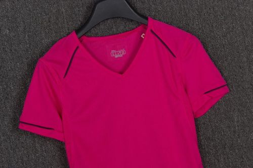 Tshirt de sport femme Hui Dieu en polyester - Ref 465053