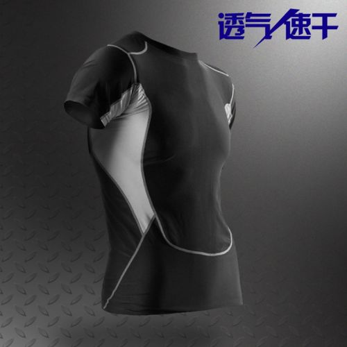 Tshirt de sport homme Moulants T-shirt en LYCRA Lycra - Ref 465344