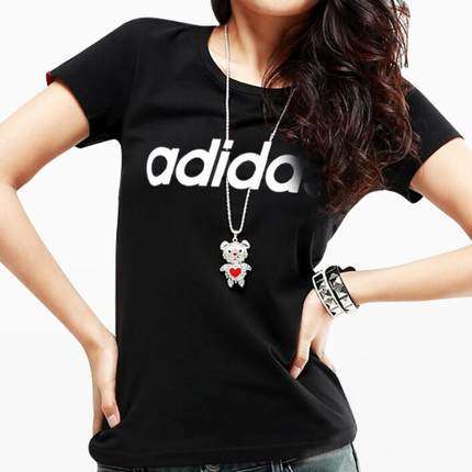 Tshirt de sport femme ADIDAS en coton - Ref 465385