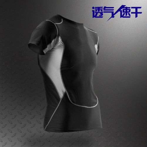 Tshirt de sport homme Moulants T-shirt en LYCRA Lycra - Ref 465490