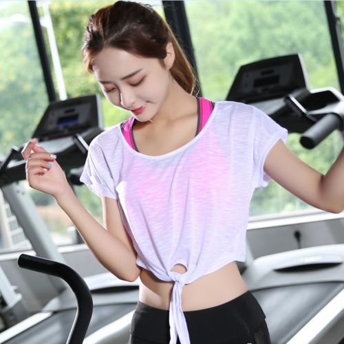  Tshirt de sport femme en polyester - Ref 465644