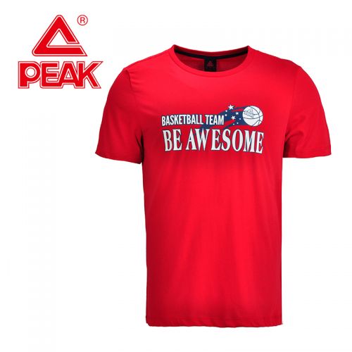  Tshirt de sport homme PEAK en coton - Ref 465687
