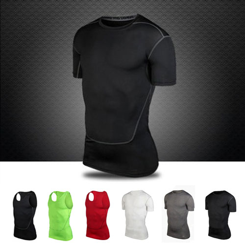  Tshirt de sport homme en polyester - Ref 465711
