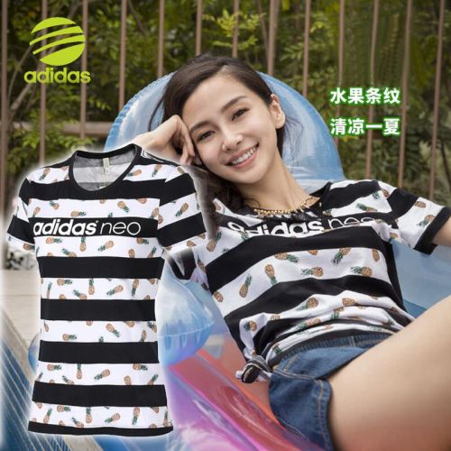  Tshirt de sport femme ADIDAS en CVC - Ref 465762