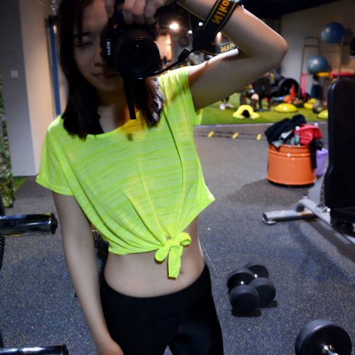  Tshirt de sport femme en polyester - Ref 465808