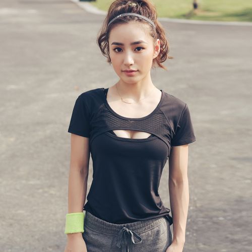  Tshirt de sport femme en polyester - Ref 465929