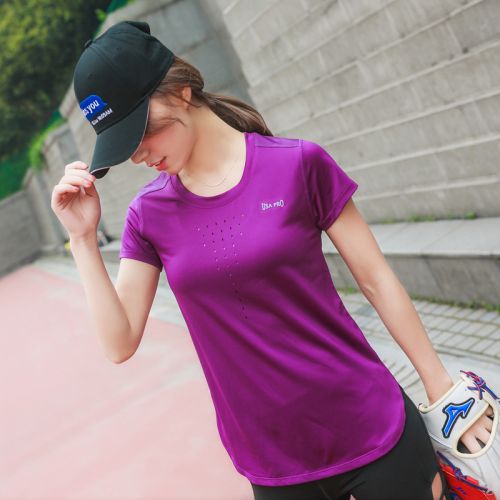  Tshirt de sport femme en polyester - Ref 465930