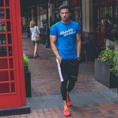  Tshirt de sport homme ALPHALETE en coton - Ref 465959