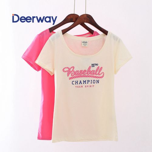  Tshirt de sport femme DEERWAY en coton - Ref 465977