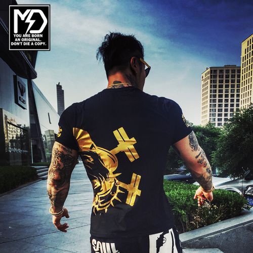  Tshirt de sport homme MUSCLEDOG en polyester - Ref 465980