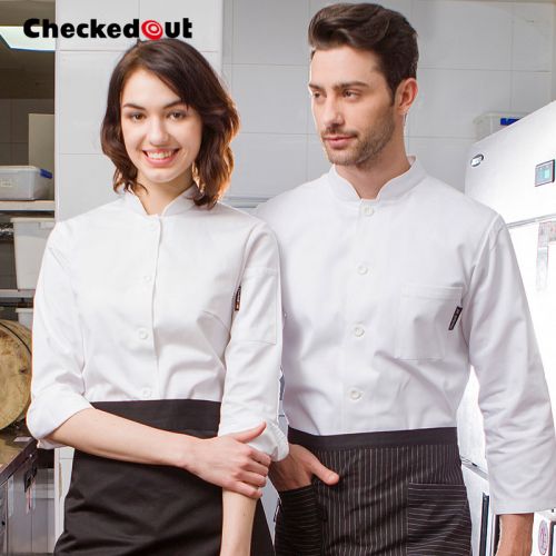 Uniforme de cuisinier CHECKED OUT en Toile coton - Ref 1907884