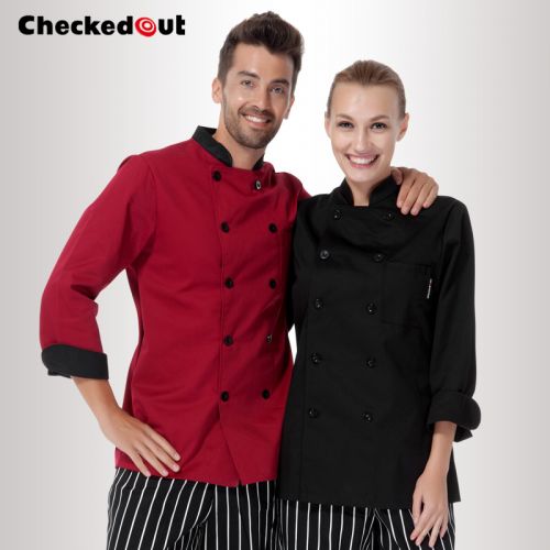 Uniforme de cuisinier CHECKED OUT en Toile coton - Ref 1907929